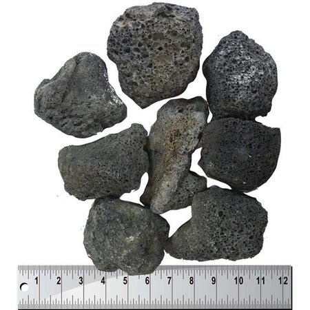 DAGAN Dagan LR-46 Box of Lava Rock Boulders; Black LR-46